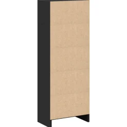 VIDAXL - Bibliothèque noir 40x24x109 cm bois d'ingénierie