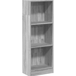 VIDAXL - Bibliothèque sonoma gris 40x24x109 cm bois d'ingénierie