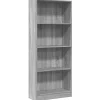 VIDAXL - Bibliothèque sonoma gris 60x24x143 cm bois d'ingénierie