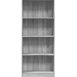 VIDAXL - Bibliothèque sonoma gris 60x24x143 cm bois d'ingénierie