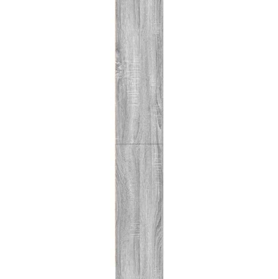 VIDAXL - Bibliothèque sonoma gris 60x24x143 cm bois d'ingénierie