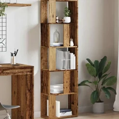 VIDAXL - Bibliothèque vieux bois 45x24x159 cm bois d'ingénierie