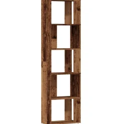 VIDAXL - Bibliothèque vieux bois 45x24x159 cm bois d'ingénierie