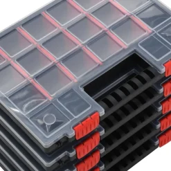 VIDAXL - Boîtes d'assortiment 5 pcs 34,5x25x5 cm polypropylène