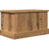 VIDAXL - Boîtes de rangement chêne artisanal 30x50x28 cm bois ingénierie