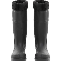 VIDAXL - Bottes de pluie avec chaussettes amovibles noir taille 40 pvc