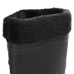 VIDAXL - Bottes de pluie avec chaussettes amovibles noir taille 40 pvc