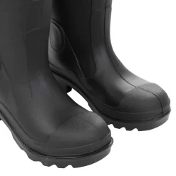 VIDAXL - Bottes de pluie avec chaussettes amovibles noir taille 40 pvc