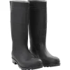 VIDAXL - Bottes de pluie noir taille 44 pvc