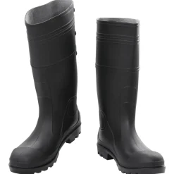 VIDAXL - Bottes de pluie noir taille 44 pvc