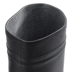 VIDAXL - Bottes de pluie noir taille 44 pvc