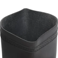 VIDAXL - Bottes de pluie noir taille 38 pvc