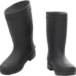VIDAXL - Bottes de pluie noir taille 40 pvc