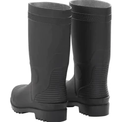 VIDAXL - Bottes de pluie noir taille 40 pvc