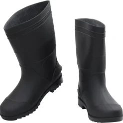 VIDAXL - Bottes de pluie noir taille 43 pvc