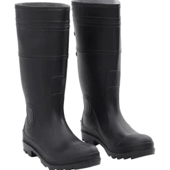 VIDAXL - Bottes de pluie noir taille 42 pvc