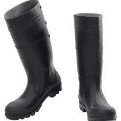 VIDAXL - Bottes de pluie noir taille 42 pvc