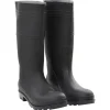 VIDAXL - Bottes de pluie noir taille 45 pvc