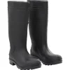 VIDAXL - Bottes de pluie noir taille 40 pvc