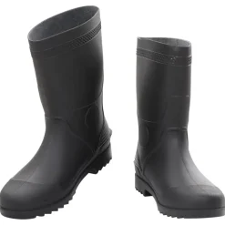 VIDAXL - Bottes de pluie noir taille 44 pvc