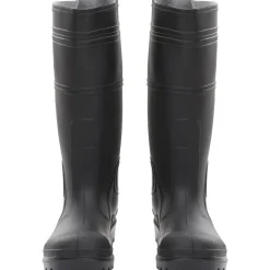 VIDAXL - Bottes de pluie noir taille 39 pvc