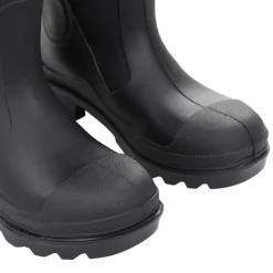 VIDAXL - Bottes de pluie noir taille 39 pvc