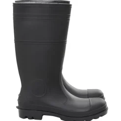 VIDAXL - Bottes de pluie noir taille 46 pvc