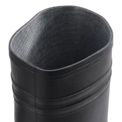 VIDAXL - Bottes de pluie noir taille 46 pvc