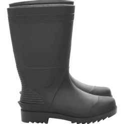 VIDAXL - Bottes de pluie noir taille 39 pvc