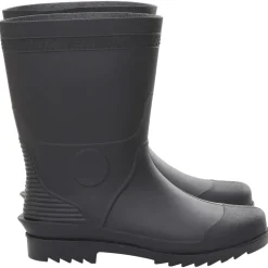 VIDAXL - Bottes de pluie noir taille 46 pvc