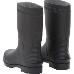 VIDAXL - Bottes de pluie noir taille 46 pvc