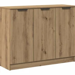 VIDAXL - Buffet chêne artisanal 90,5x30x70 cm bois d'ingénierie