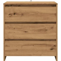 VIDAXL - Buffet chêne artisanal 70x41x75 cm bois d'ingénierie