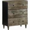 VIDAXL - Buffet gris clair 60x33,5x75 cm bois de manguier massif