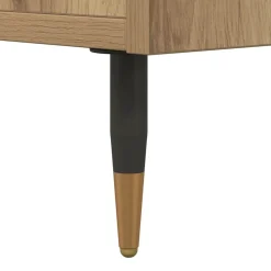 VIDAXL - Buffet haut chêne artisanal 60x36x110 cm bois d'ingénierie