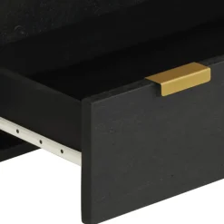 VIDAXL - Buffet noir 60x33x100 cm bois d'ingénierie