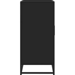 VIDAXL - Buffet noir 92x35x76 cm bois d’ingénierie