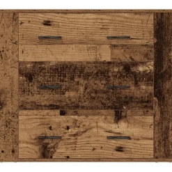 VIDAXL - Buffet vieux bois 80x33x70 cm bois d'ingénierie
