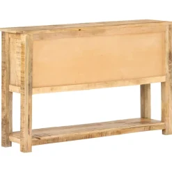 VIDAXL - Buffet 120x30x76 cm bois de manguier brut