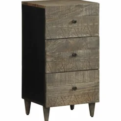 VIDAXL - Buffet 40x33x75 cm bois massif de manguier