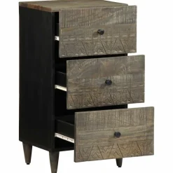 VIDAXL - Buffet 40x33x75 cm bois massif de manguier