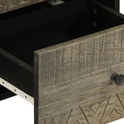 VIDAXL - Buffet 40x33x75 cm bois massif de manguier