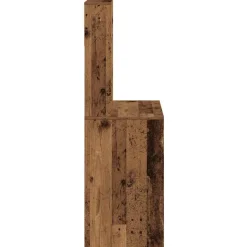 VIDAXL - Bureau avec étagères vieux bois 100x45x140 cm bois d'ingénierie