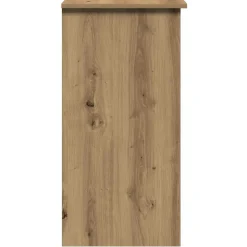 VIDAXL - Bureau avec étagères chêne artisanal bois d'ingénierie