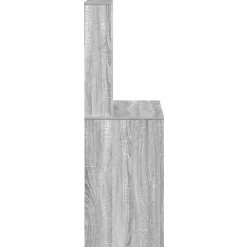 VIDAXL - Bureau avec étagères sonoma gris 100x45x140cm bois d'ingénierie