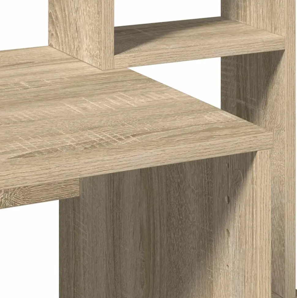 VIDAXL - Bureau avec étagères chêne sonoma 100x45x140 cm