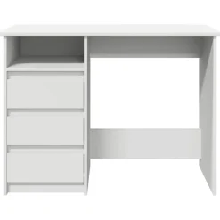 VIDAXL - Bureau blanc 102x50x75 cm bois d'ingénierie