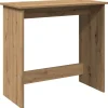 VIDAXL - Bureau chêne artisanal 80x40x75 cm bois d'ingénierie