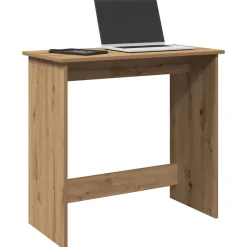 VIDAXL - Bureau chêne artisanal 80x40x75 cm bois d'ingénierie