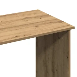 VIDAXL - Bureau chêne artisanal 80x40x75 cm bois d'ingénierie